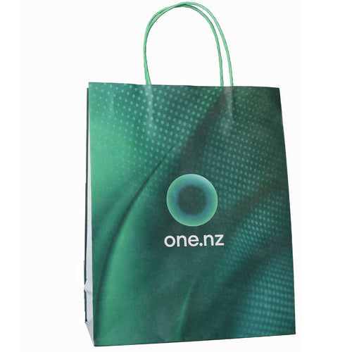 Kraft Paper Bag With Paper Twist Handles
