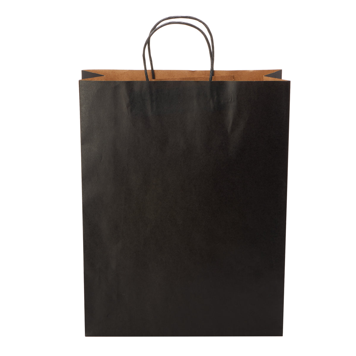 Black Kraft Bag Large - Portrait